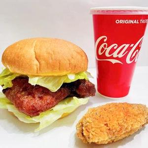 オーリンズ風バーガー手羽中ドリンクセット