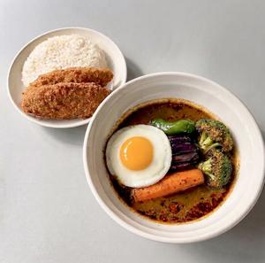 白身魚フライ2枚フィッシュカレー