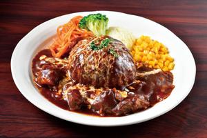 牛すじデミグラスハンバーグ