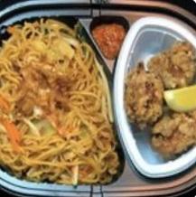 Mie Goreng(インドネシア焼きそばとからあげ弁当)