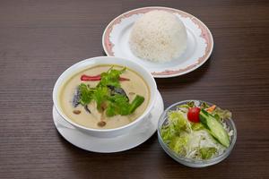 タイグリーンカレーセット Thai Green Curry Set