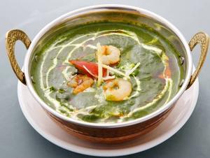 エビとほうれん草カレー・Prawn Horensho Curry