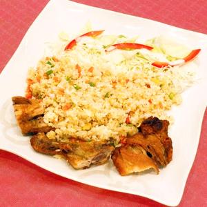 Fried Rice & Chicken(アフリカ風チャーハン&チキン)