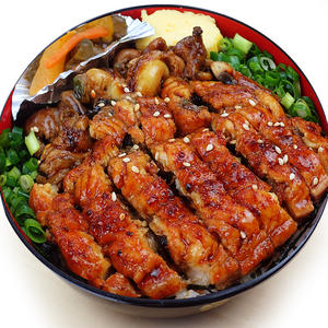 肝焼とうなぎのひつまぶし(松