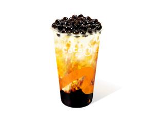 coco都可 黒糖タピオカラテ