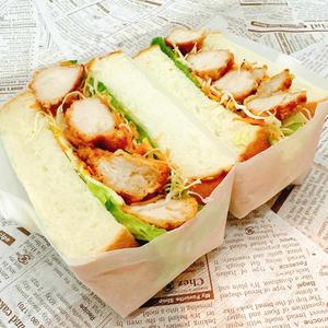 にんにく醤油漬け！からあげサンド