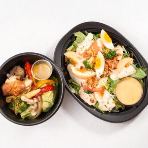 R’sシェフサラダvol.2+グリル野菜のサラダ