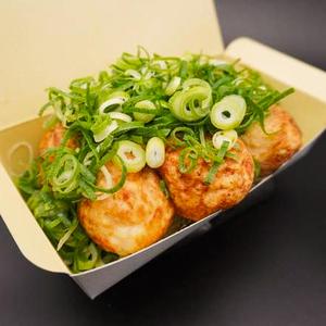 ネギかけたこ焼き6個 Spring Onion Takoyaki (6 Pieces)