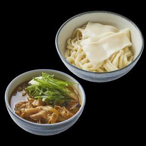 九条ネギ黒カレー肉汁うどん