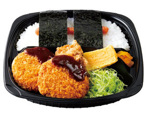 キャベツメンチカツのり明太弁当