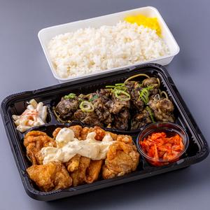 チキン南蛮×鶏の炭火焼弁当 Nanban Chicken x Chicken Charcoal Grilled Bento Box