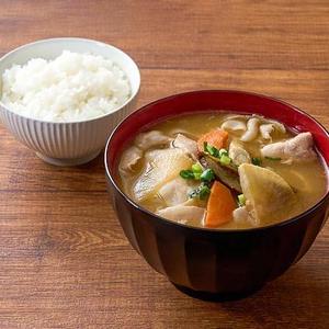 (ますます)の豚汁とご飯 Tonjiru of Masumasu with Rice