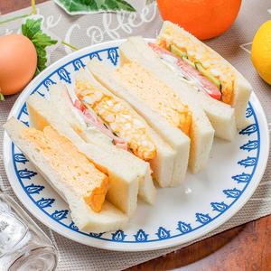 京和風だし巻き玉子 + 名物ミックスサンドイッチ