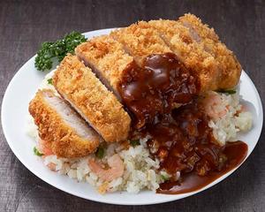 デミロースカツピラフ Demi-Glace Loin Cutlet Pilaf