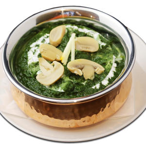 ほうれん草マッシュルームカレー sag mushroom curry