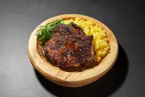 楽園ジャークチキンプレート