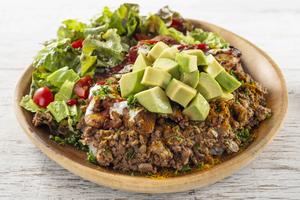 tacosアボカドチキンオーバーライス
