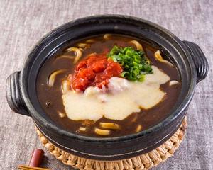トマトチーズカレーうどん