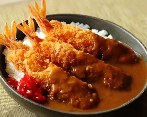 エビフライカレー Hot Fried shrimp curry