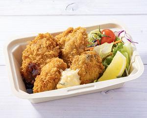 (おかず)広島県産牡蠣フライと自家製やわらかひれかつ