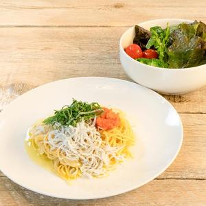 明太子としらすのパスタセット