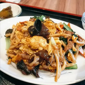 豚肉とキクラゲ、小松菜炒め