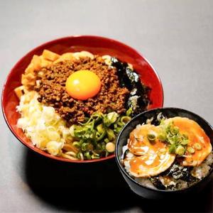 【映えまくりハマグリ】台湾ませそば チャーシュー丼セット taiwanmazesoba and Char siu bowl