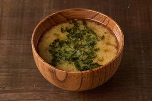 あおさの味噌汁 Aosa Seaweed Miso Soup