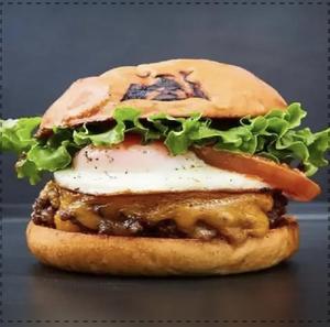チーズエッグバーガー