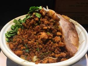 台湾二郎系丼ぶり豚1枚ごはん普通盛250g