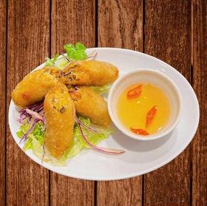 揚げ春巻き 2本 Nem ran 2pcs ( Fried spring rolls )