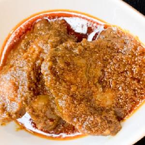   鶏の砂肝とハツのカレー