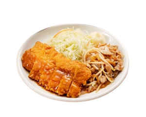 サクサク鶏むね肉のチキン南蛮と豚バラの生姜焼き弁当