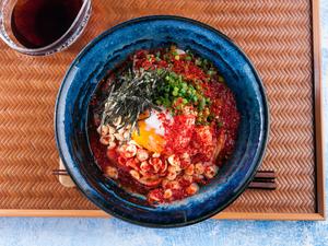 韓国風ぶっかけうどん
