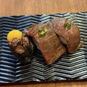 伝説の肉寿司盛り