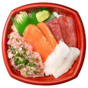 丼丸 三色ネギトロ丼