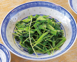 中国ラーメン揚州商人 青菜炒め Green Vegetables Stir-Fry