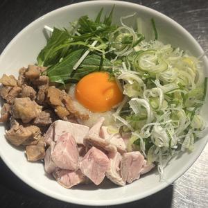 鶏まぜそばNORMAL ネギ乗せ