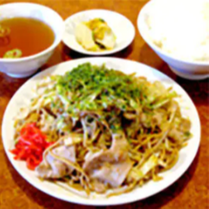 ソース焼きそば定食