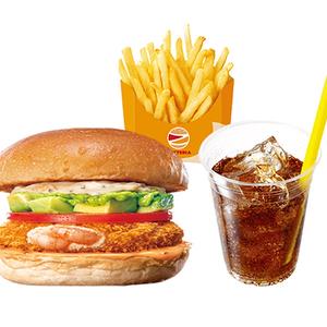 【セット】アボカドえびバーガー　Avocado Shrimp Burger Set