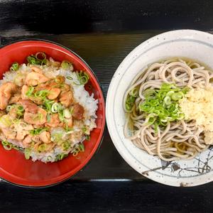 鶏もも照り焼き丼とミニそばセット