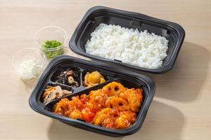 鶏とれんこんのチリソース弁当
