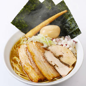 特選煮干しラーメン(セパレート容器・肉4枚+味玉/大盛無料)