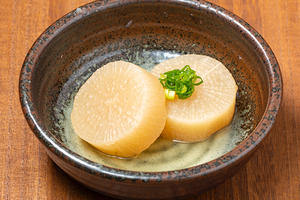 山下本気うどん おでん大根2個