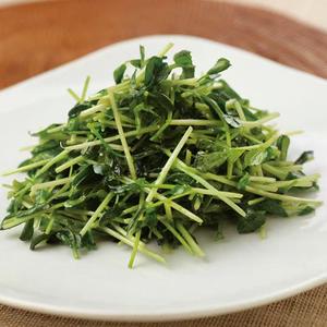 豆苗炒め