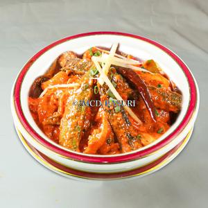 オクラとチキンカレー/Bhindi Chiken