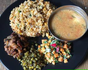 チャナマサラライス プレート Chana Masala Rice Plate