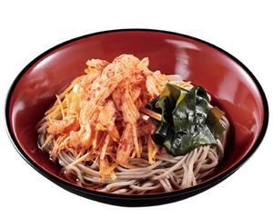 (冷)ピリ辛鶏ねぎそば