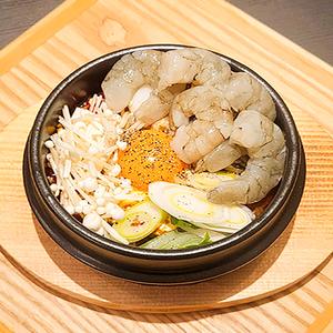 エビチーズスンドゥブチゲ[ライス付き]