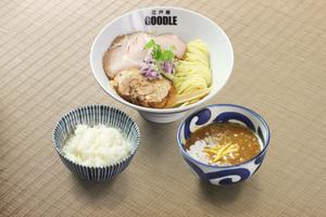 濃厚魚介鶏つけ麺＆白ごはんセット